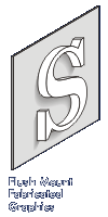 image: flush mount fabricated graphics